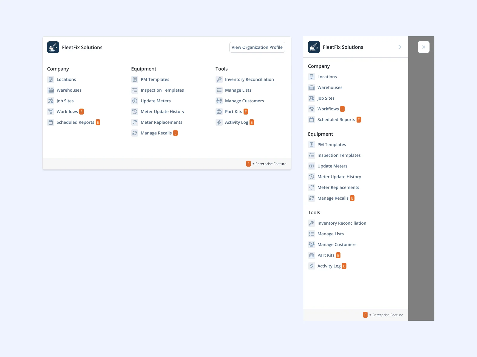 Maintenance Pro detail view redesign preserving the original workflow structure
