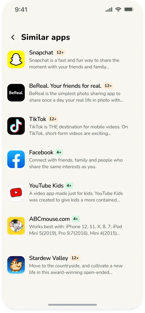 Screenable educational guidance screen 9 helping parents stay informed