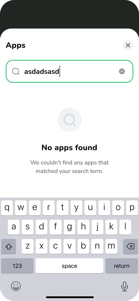 Screenable app search and review screen 6