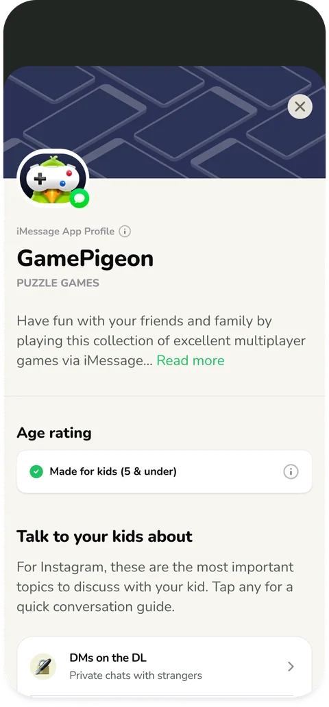 Screenable mobile UI exploration screen