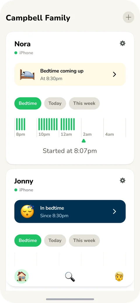 Screenable mobile UI exploration screen