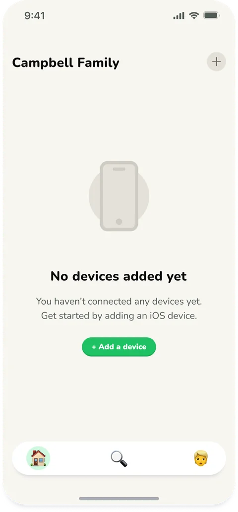 Screenable mobile UI exploration screen