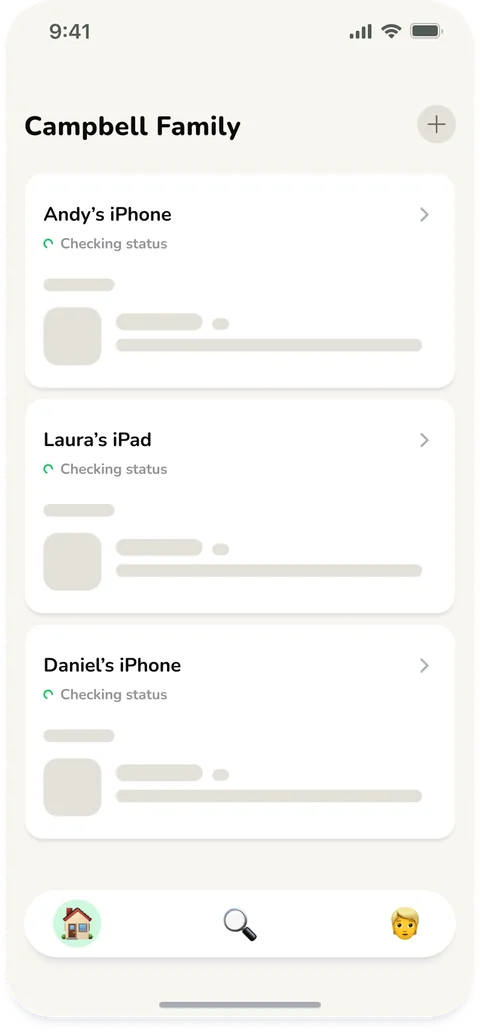 Screenable mobile UI exploration screen
