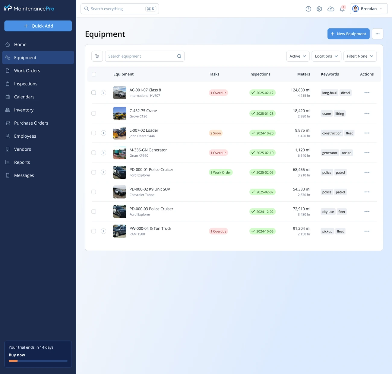 Maintenance Pro Dashboard