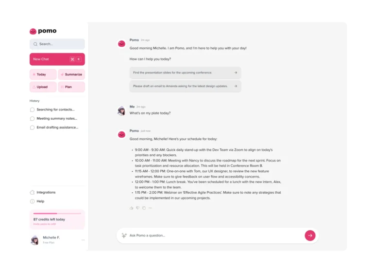 Pomo Ai Work Assistant